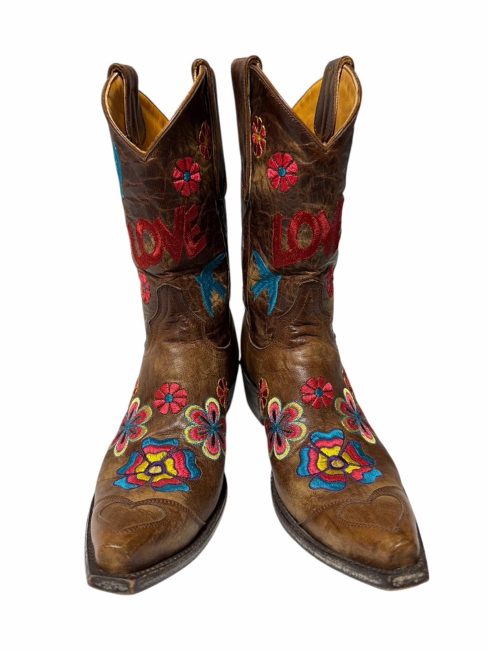 Old Gringo Checruda Brass Cowgirl Boots SIZE 8 $529 - Picture 5 of 14